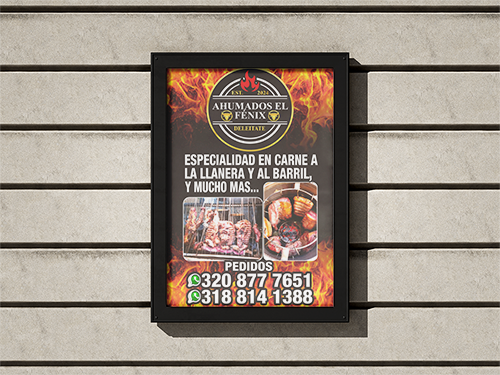 Avisos publicitarios para carnes